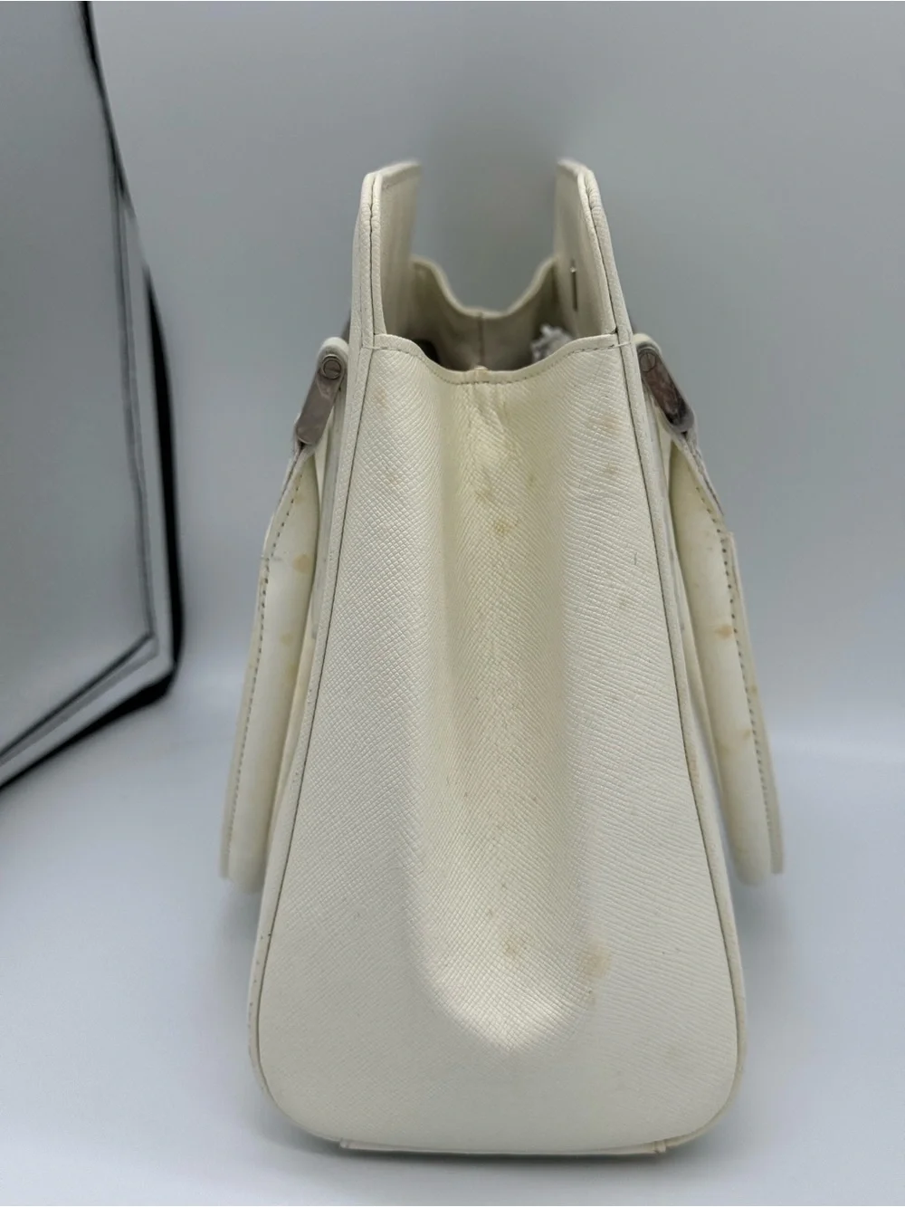 Burberry white satchel early 2000’s‎ purse